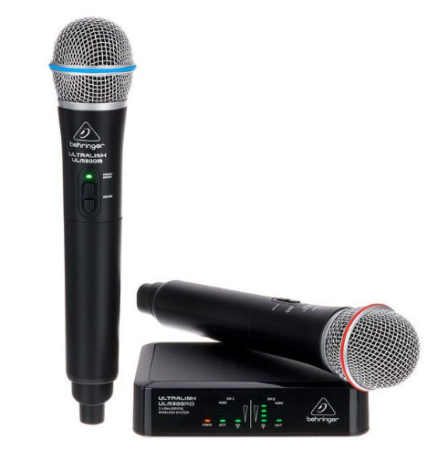 Dva mikrofony bezdrátové