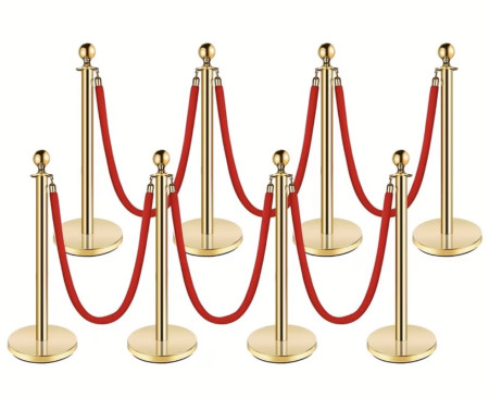 Vymezovač kordl VIP zlatý Cena na 1-2 dny: 150 Kč