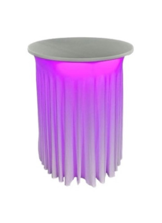 Bistro stolek skirting fialová