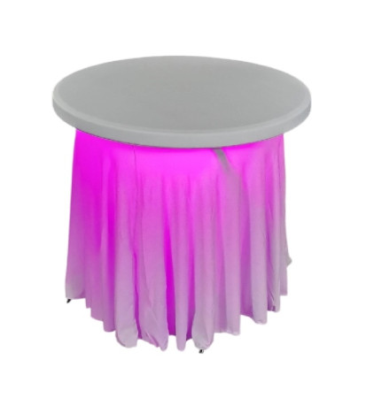 Kavárenský stolek skirting fialová